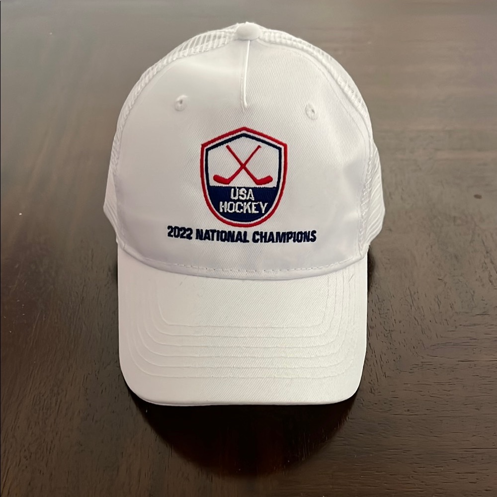 USA Hockey White Cap